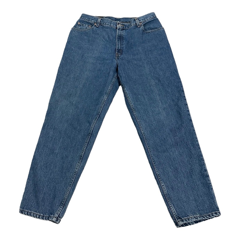 Vintage Levis 550 Jeans Women Size 16 (32x29) Blue Denim Tapered Relaxed